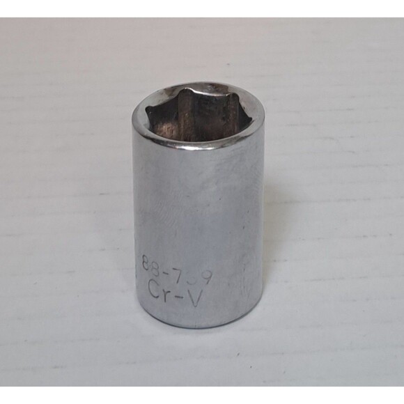Stanley 17 Cr-V 88-739 6 Point Socket 1/2" Drive Steel Automotive Tool Tools - Picture 3 of 6